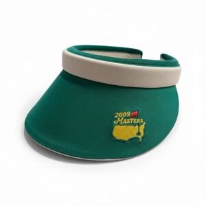 2009 Masters Augusta National Green Golf Visor Preppy Magnolia Lane Women's